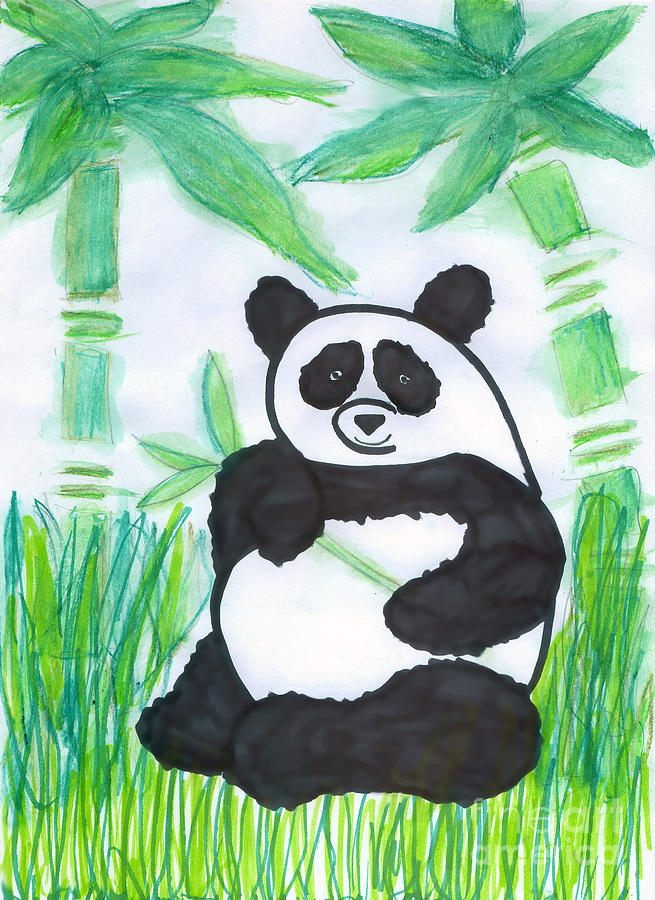 Wildlife Photograph - Happy Panda O.O. by Ausra Huntington nee Paulauskaite