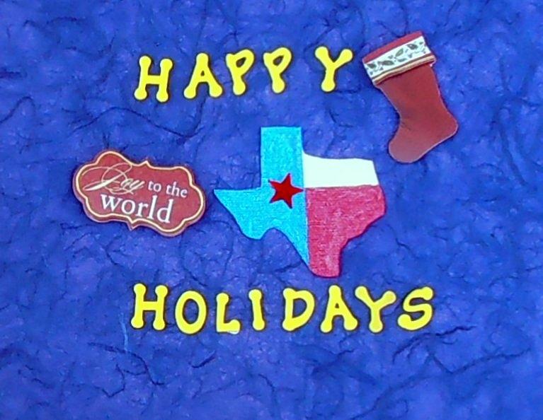 Happy Texas Holiday Card Photograph by William Bennett