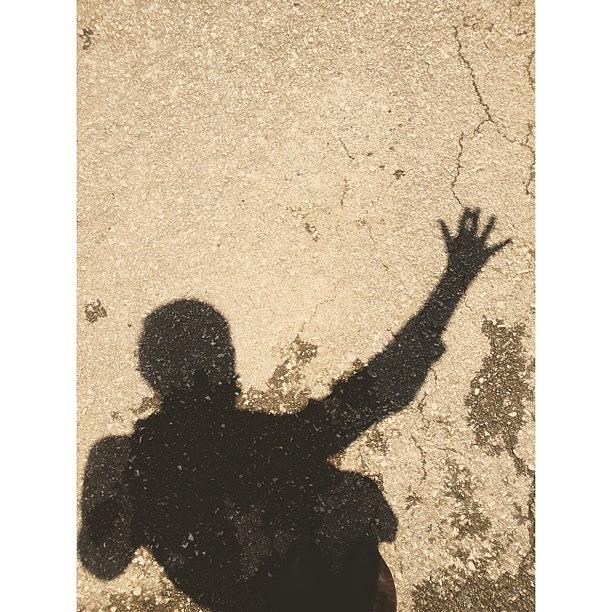 Sunshine Photograph - Happy To See My Shadow Today // Was by Lindsey Lowe