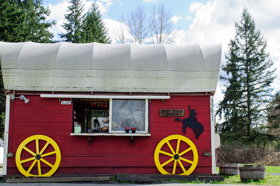 Coffee Hut Photograph - Happy Trails Espresso by Tikvahs Hope