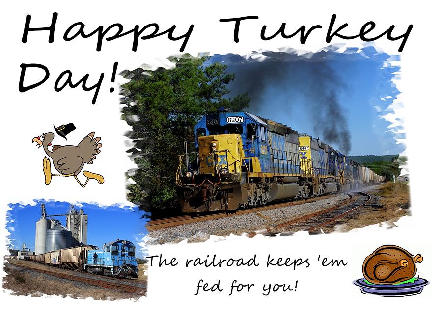 Happy Turkey Day CSX 2 Photograph by Joseph C Hinson