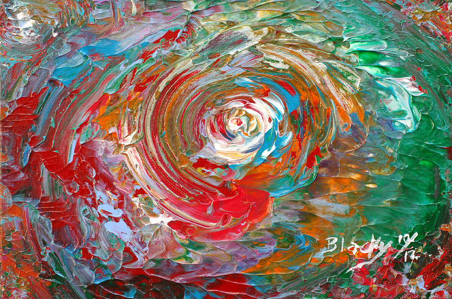 Happy Twirl Painting by Donna Blackhall