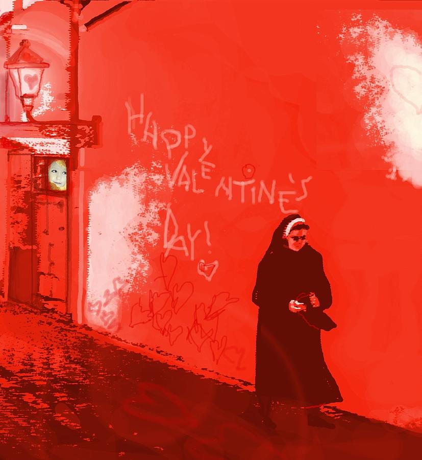 Happy Valentine Digital Art by Mary Armstrong
