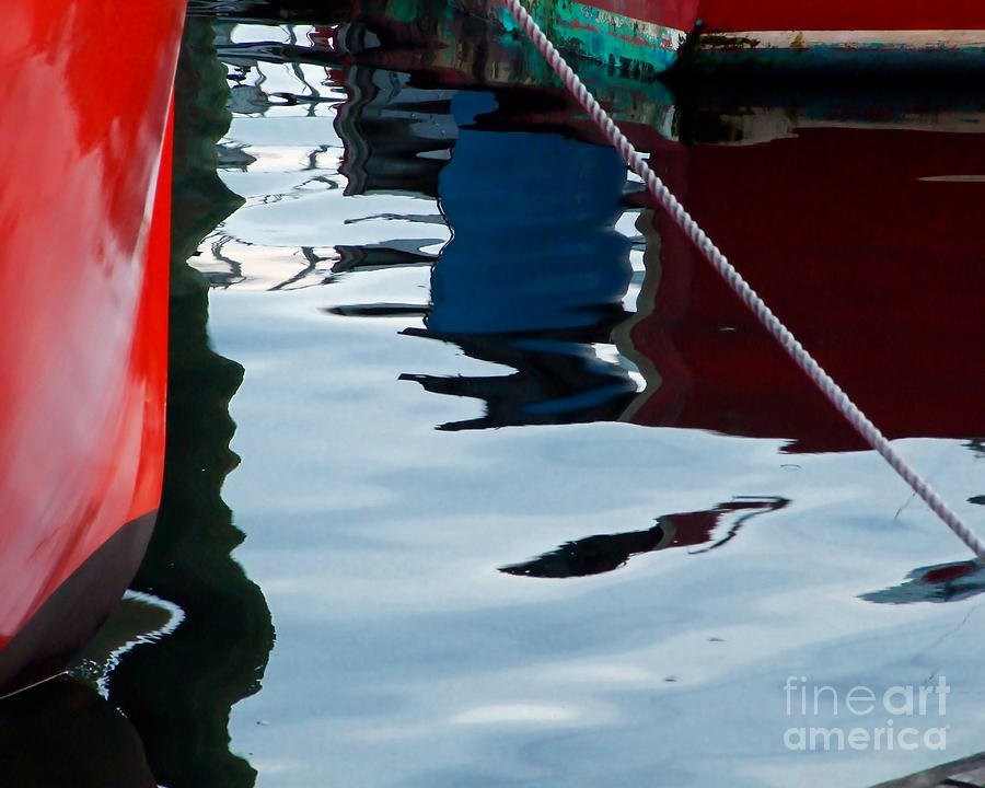 Harbor Abstract Photograph by Kristen Fox
