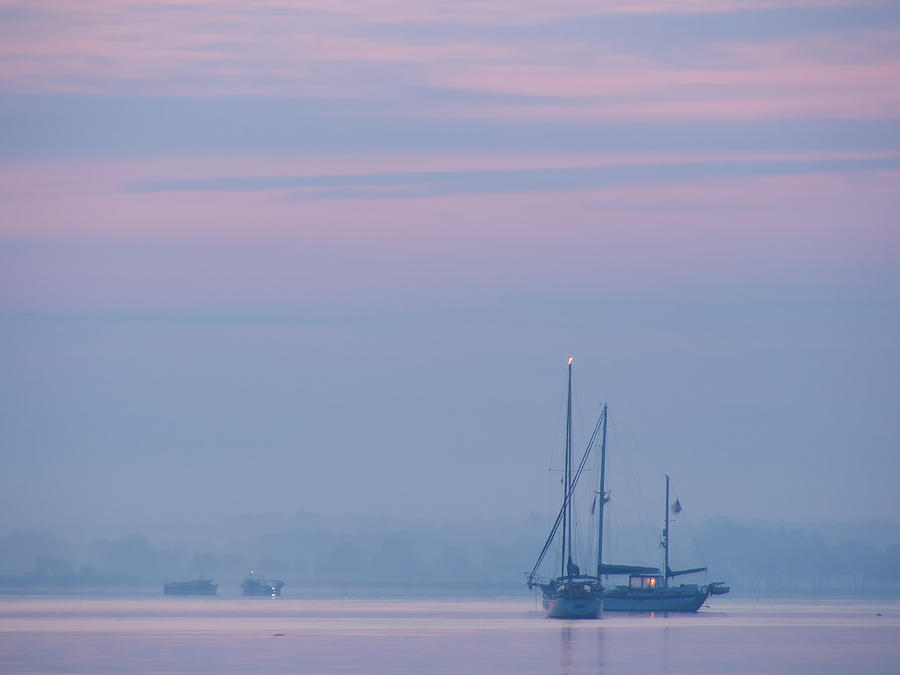 Harbor before Dawn Photograph by David Kay