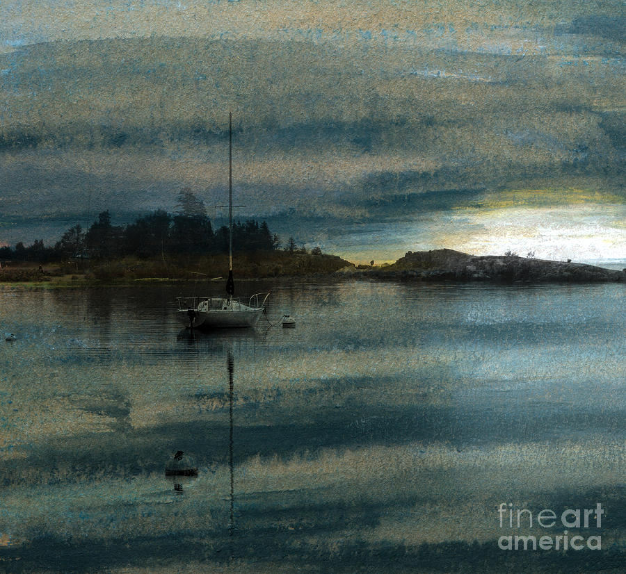 Harbor Dawn Painting by R Kyllo