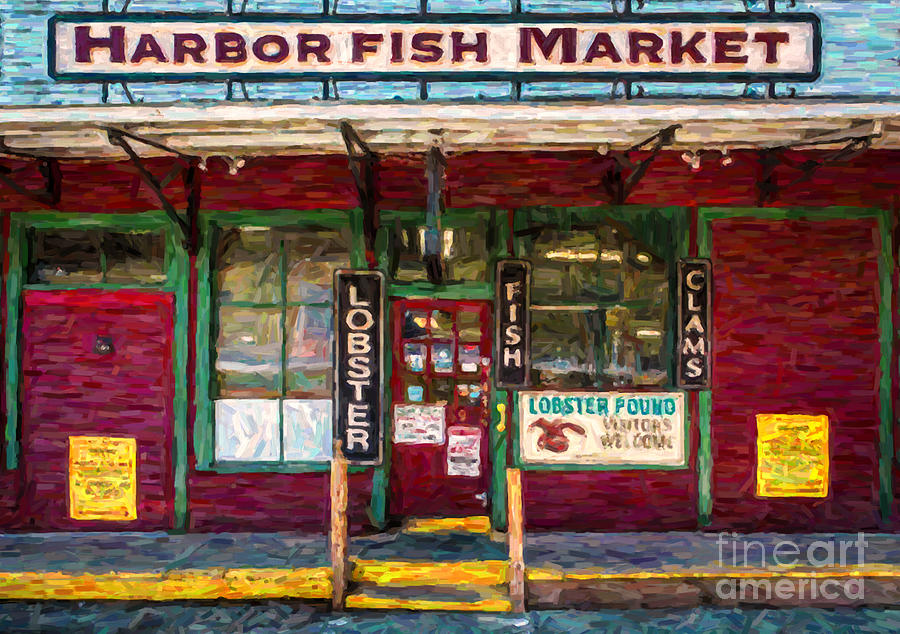 Harbor Fish Market Photograph by Diane Diederich