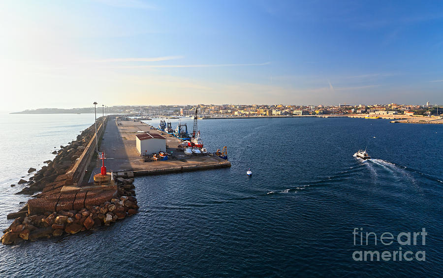harbor in Porto Torres Photograph by Antonio Scarpi