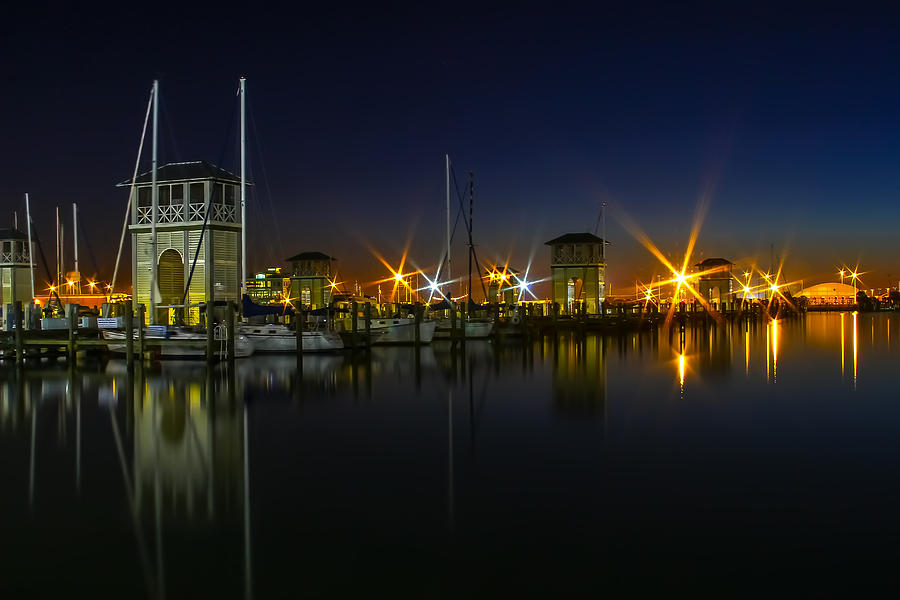 Harbor Lights Photograph by Brian Wright