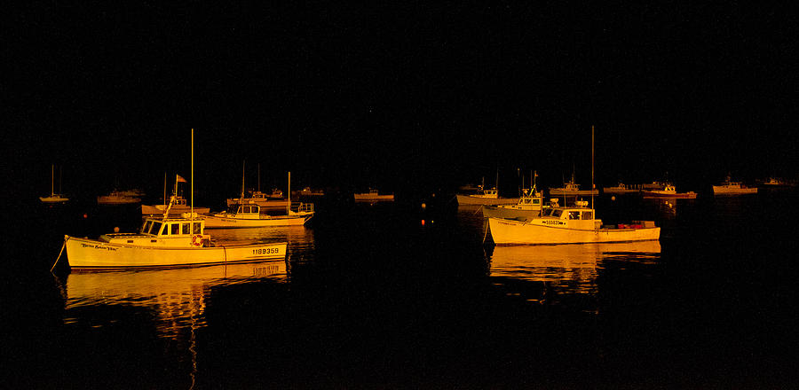 Harbor Nights Photograph by Paul Mangold