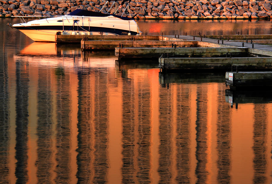 Harbor Reflections 2 Photograph by Jim Vance