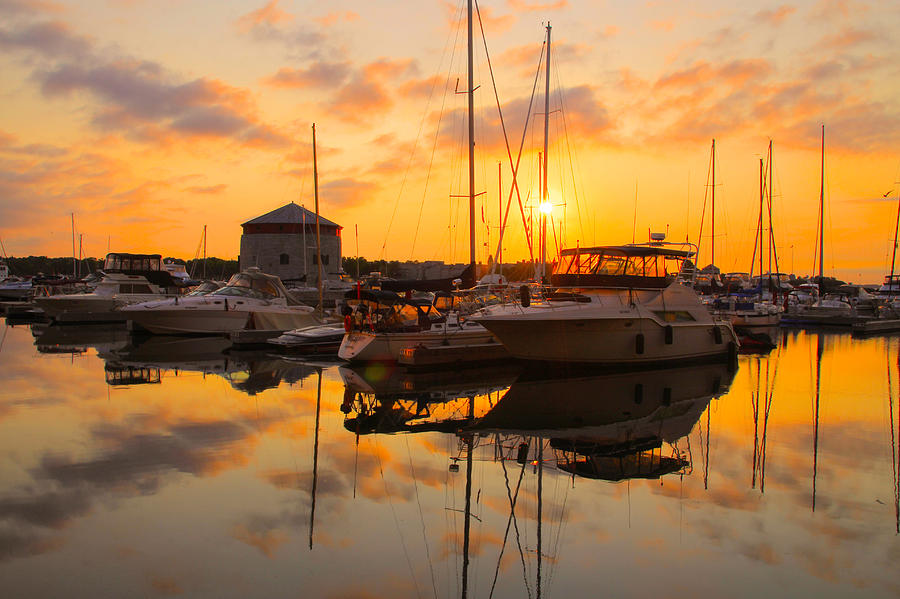 Harbor Reflections 3 Photograph by Jim Vance