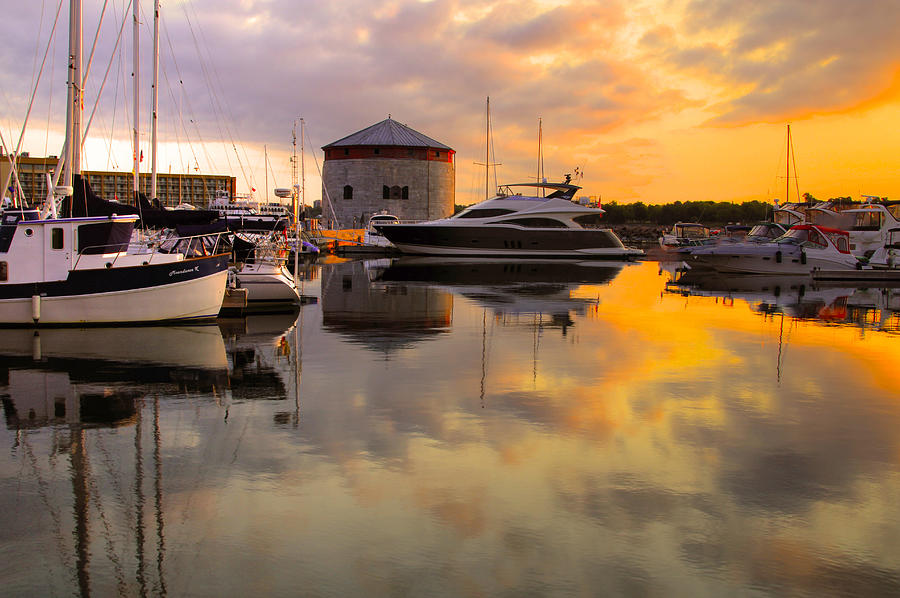 Harbor Reflections 4 Photograph by Jim Vance