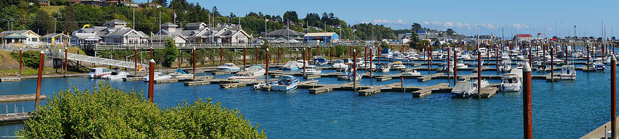 Harbor Scene at Brookings Photograph by Mick Anderson