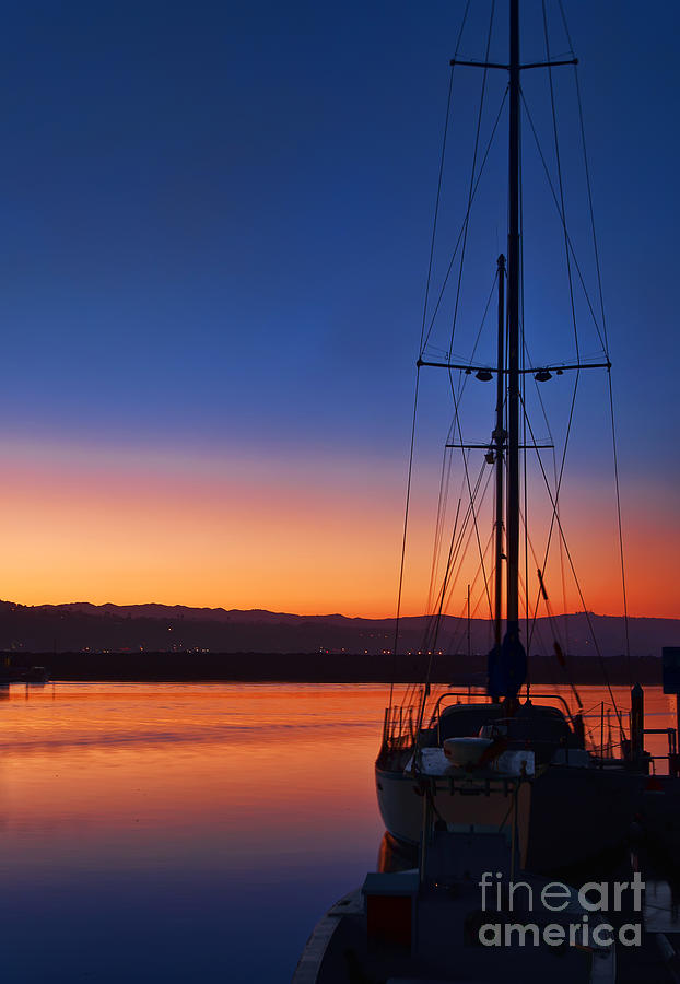Boat Photograph - Harbor Sunrise by Eddie Yerkish