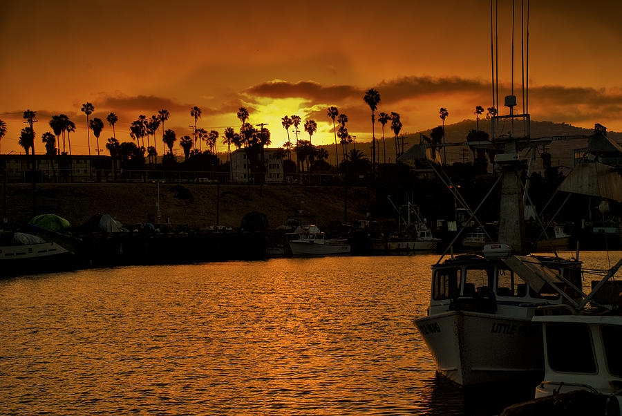 Harbor Sunset Photograph by Joseph Hollingsworth