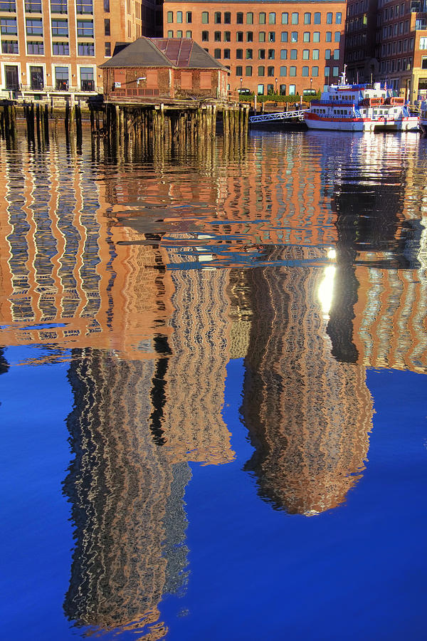 Harborside Reflections 2 Photograph by Joann Vitali