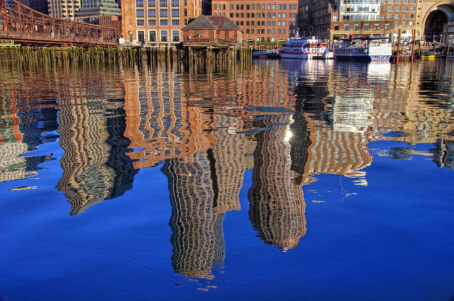Harborside Reflections Photograph by Joann Vitali