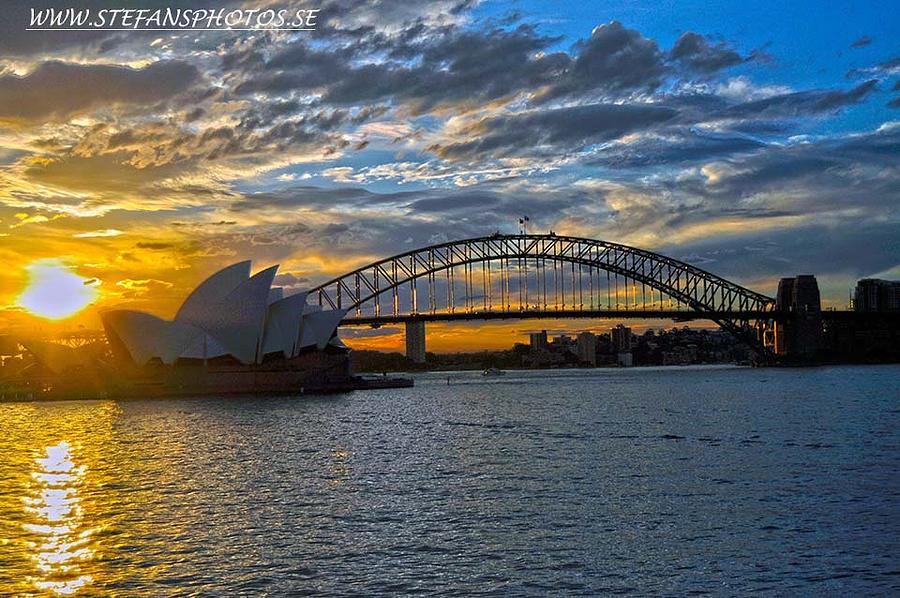 Harbour bridge and operahouse Photograph by Stefan Pettersson - Pixels