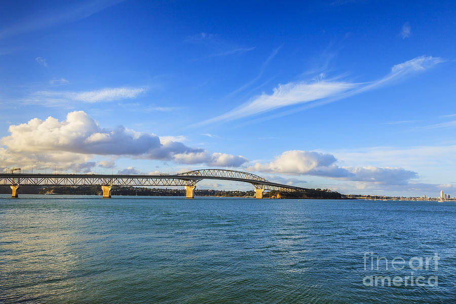 Harbour Bridge Auckland New Zealand Photograph by Colin and Linda McKie