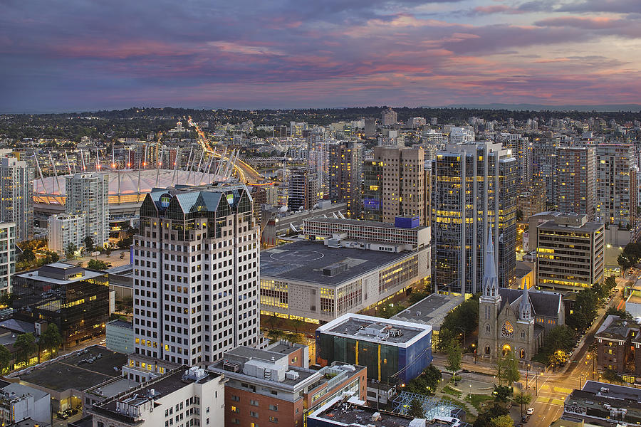 Vancouver Lookout Photograph - Harbour Center Lookout Vancouver BC by David Gn Vancouver Lookout Photograph - Harbour Center Lookout Vancouver BC by David Gn