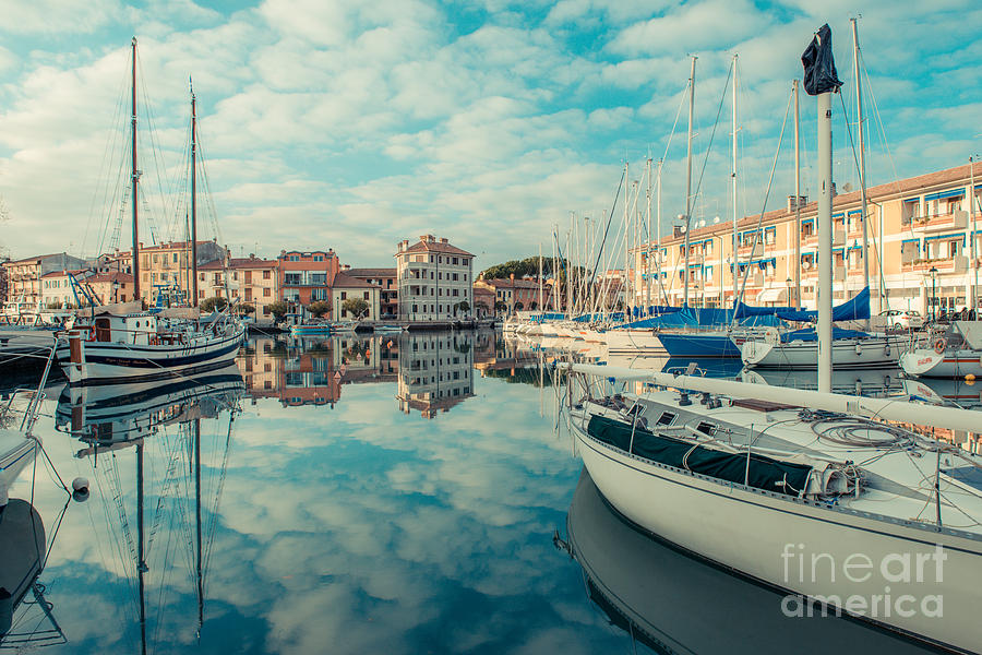 Harbour of Grado Photograph by Hannes Cmarits