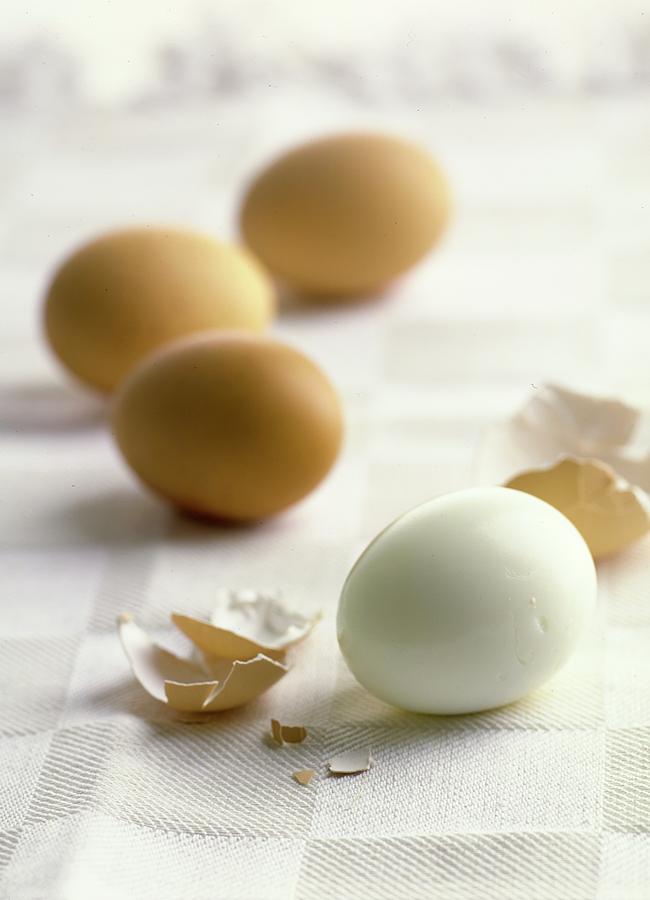Hard-boiled Eggs Photograph by Romulo Yanes