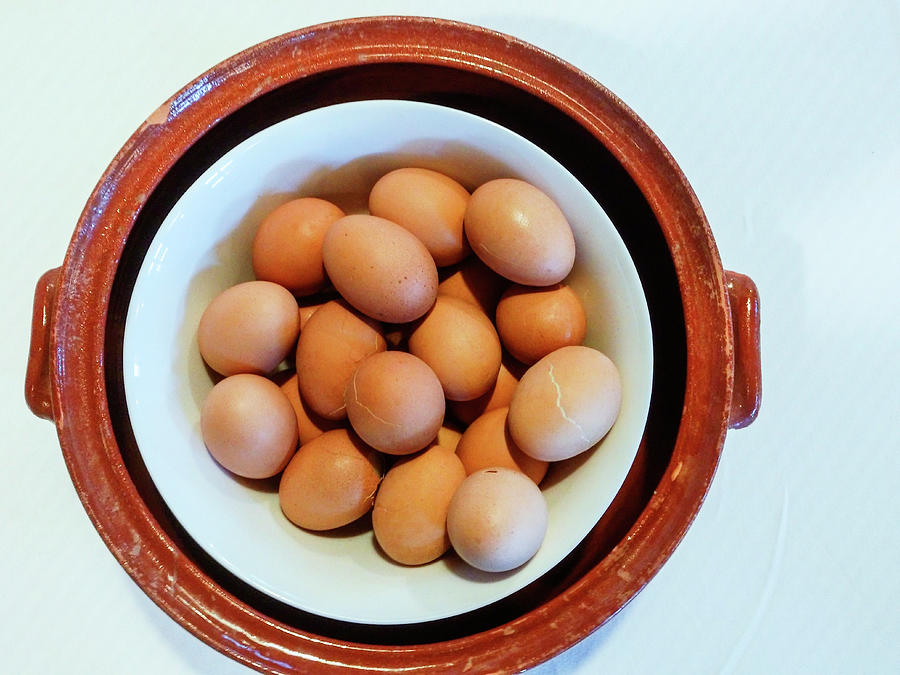 Hard Boiled Eggs Photograph by Steve Outram