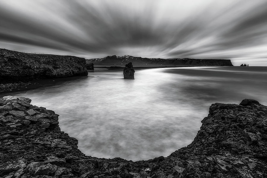Black And White Photograph - Hard Wind by Jorge Ruiz Dueso