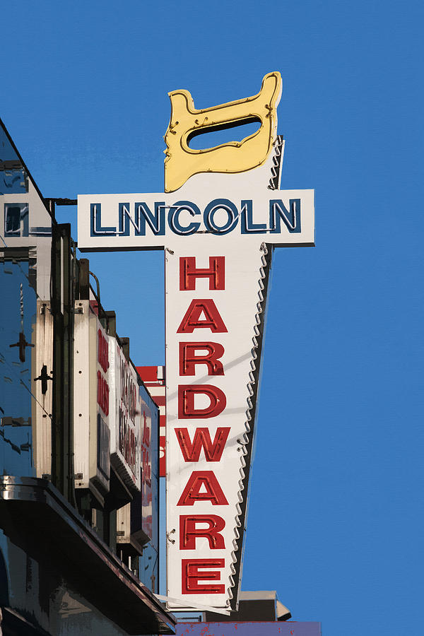 Hardware Sign Photograph by Art Block Collections