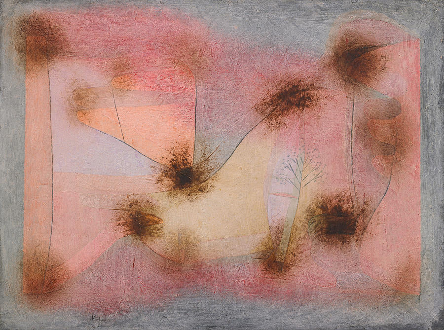 Hardy Plants Painting by Paul Klee