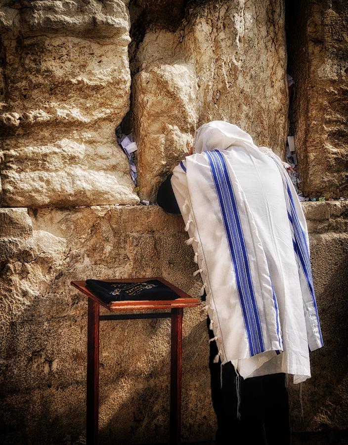 Israel Photograph - Harken Unto My Prayer O Lord Western Wall Jerusalem by Mark Fuller