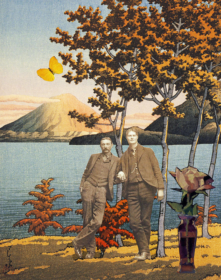 Harland and Harrison Honeymoon in Japan Digital Art by John Vincent Palozzi