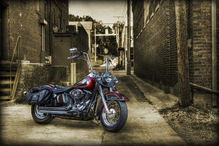 Transportation Photograph - Harley Davidson 2 by Tony  Colvin