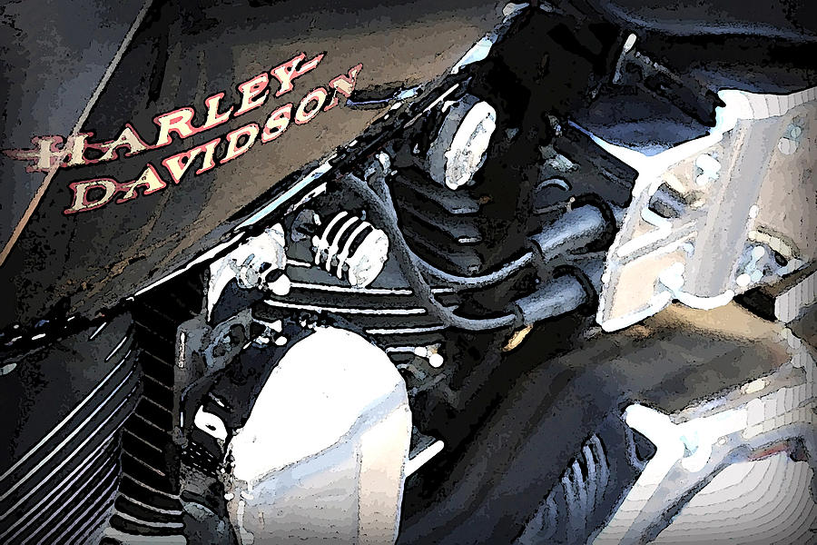 Harley - Davidson Photograph by CarolLMiller Photography