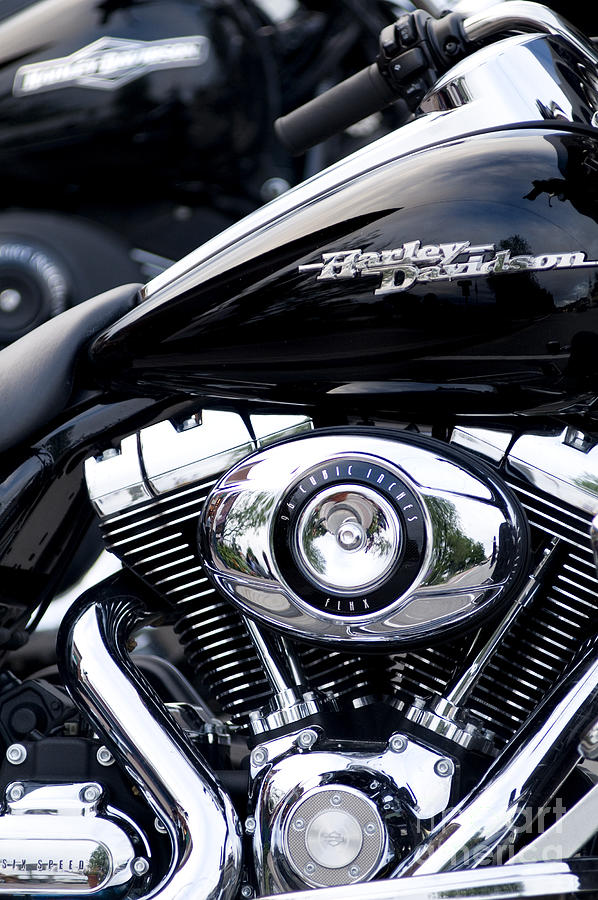 Harley Davidson Photograph by David Lichtneker