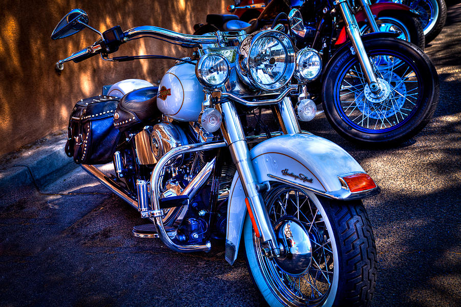Transportation Photograph - Harley Davidson - Heritage Softail by David Patterson