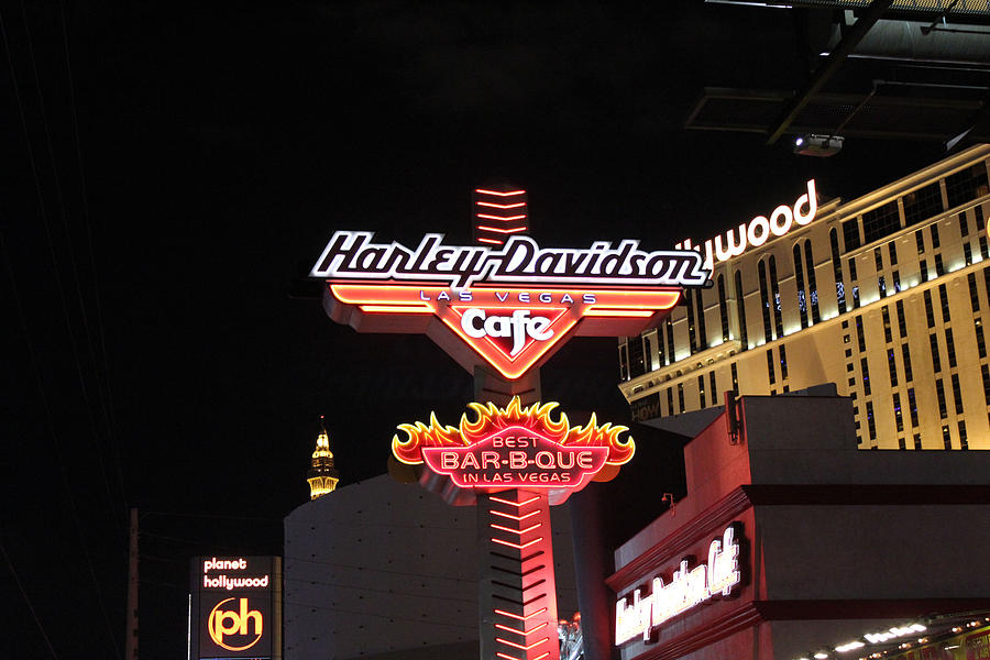 Harley Davidson Las Vegas Photograph by Susan Jensen