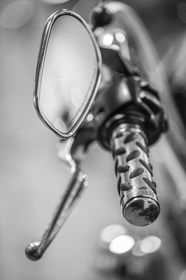 Harley Davidson Mirror  Photograph by John McGraw