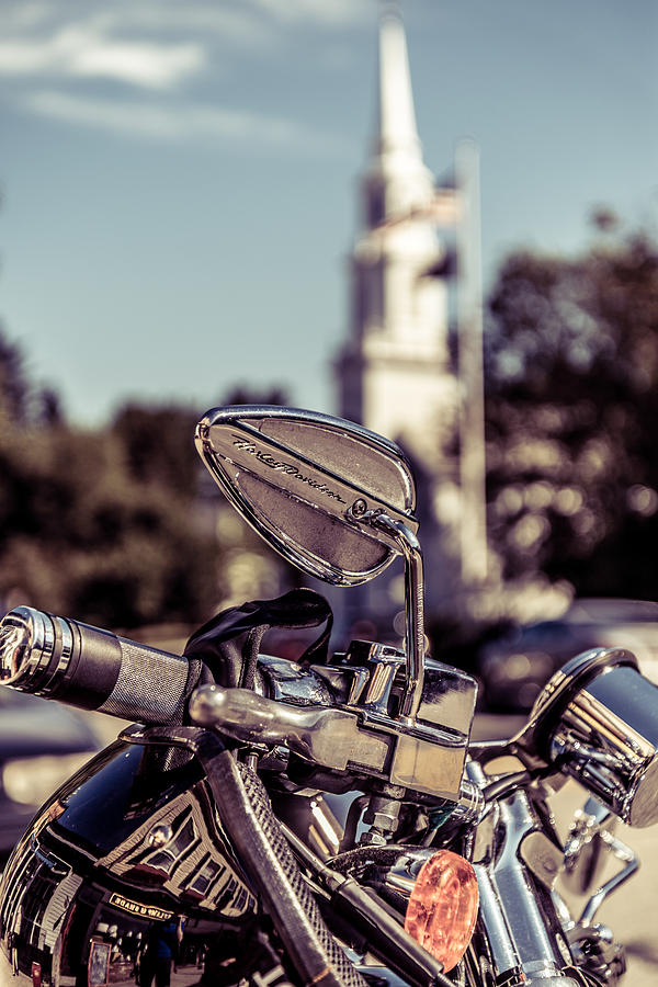 Boston Photograph - Harley Davidson by Ovidiu Rimboaca