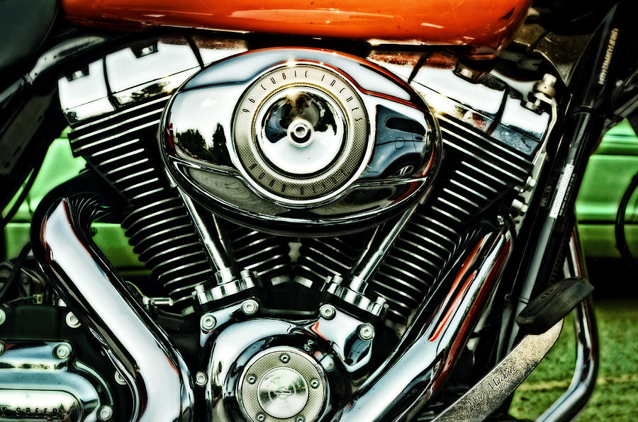 Harley-Davidson Road Glide Touring Bike Photograph by Mary Machare