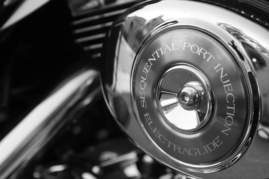 Harley Photograph - Harley Electraglide Motorcycle by James Hammen