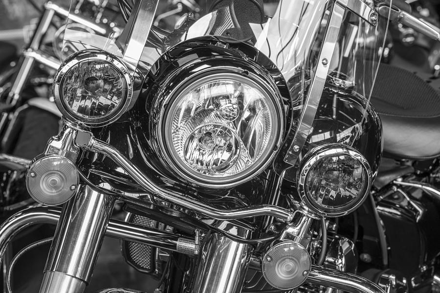Harley Lights  Photograph by John McGraw