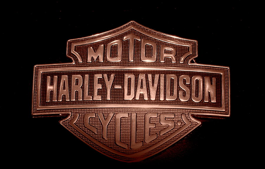 Harley Logo Photograph by Bob Beardsley - Fine Art America