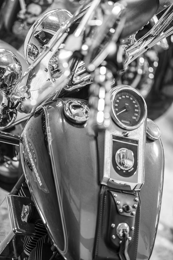 Harley Tank and Handlebars Photograph by John McGraw