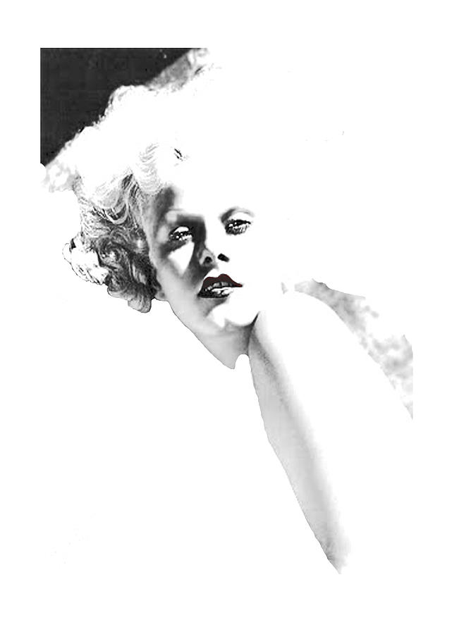 Jean Harlow 3 Digital Art By Maureen Tillman Fine Art America