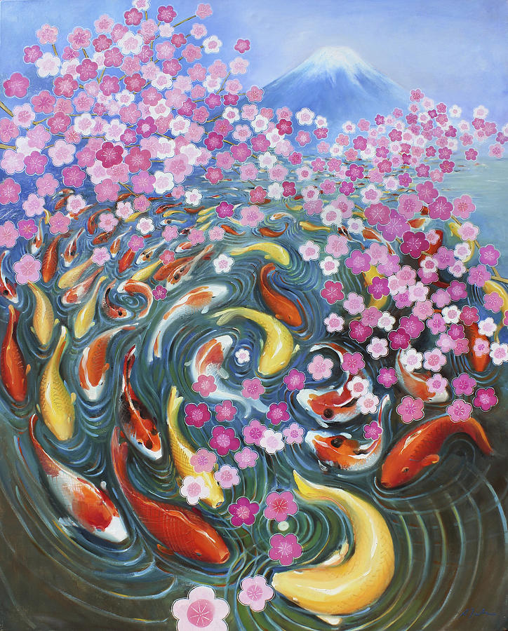 Harmony No.1 Spring Painting by Sumiyo Toribe