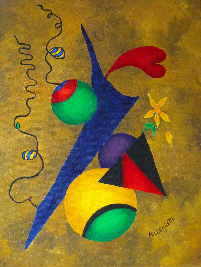 Primary Colors Painting - Harmony by Pamela Allegretto