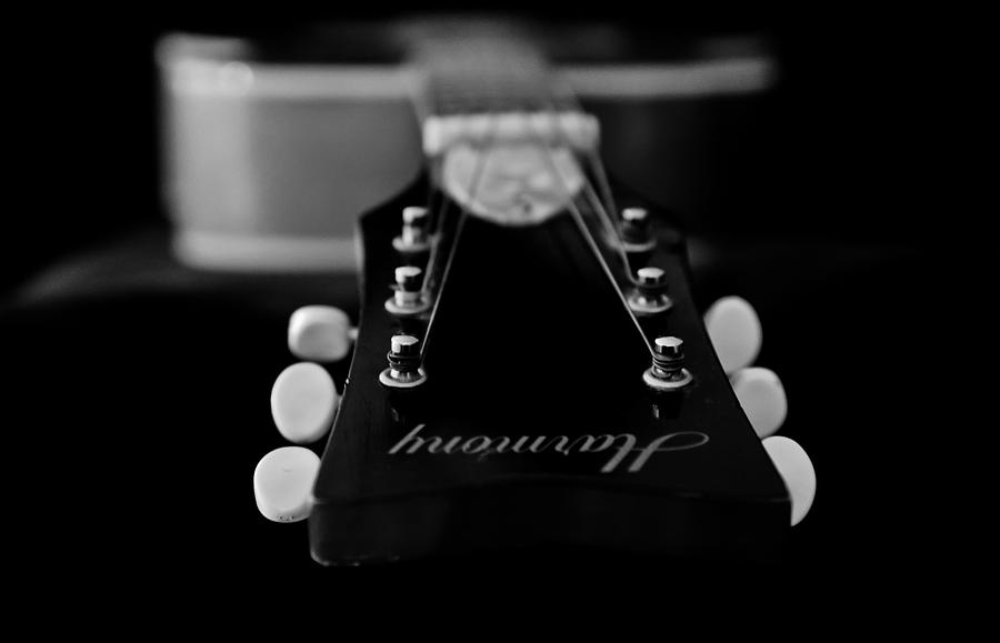 Harmony Strings Black And White Photograph by Athena Mckinzie