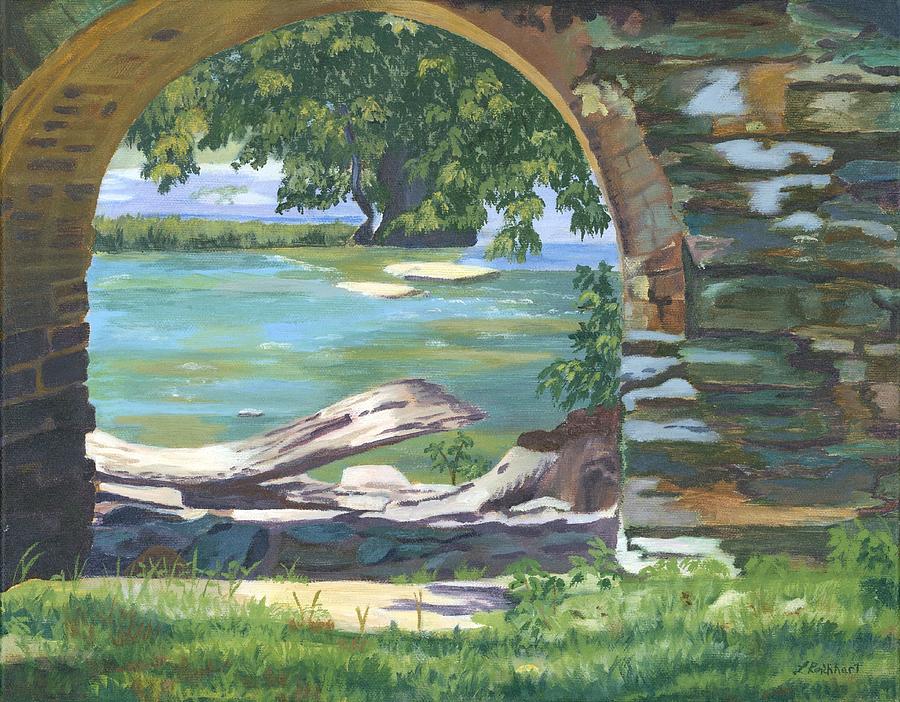 Harpers Arch Painting by Lynne Reichhart